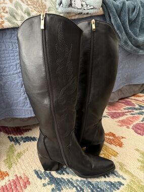 Dreampairs Women’s Knee High Cowboy Boots